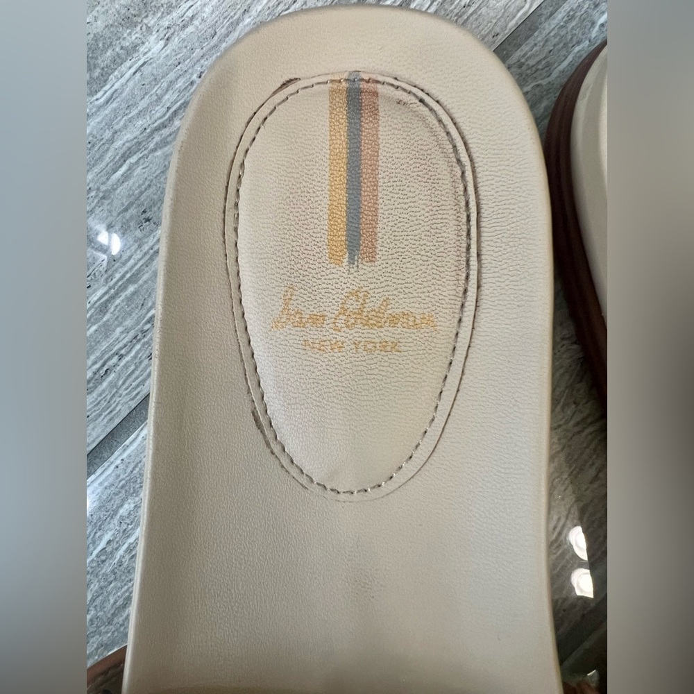 Sam Edelman Nettie Multi-Color Slide Sandal, Tan, Size 8 - Picture 5 of 8